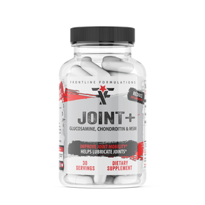 Joint+ Joint+ Glucosamine is used by the body to make other chemicals that build tendons, ligaments, cartilage, and the fluid that surrounds joints. Joints are cushioned by the fluid and cartilage around them. Taking glucosamine might increase the cartila