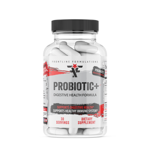 Probiotic+ Probiotic+ 10 Strains with 20 billion active cultures: Supports digestive and immune health with 20 billion cultures from 10 probiotic strains, our formula contains live microorganisms that help keep a healthy digestive tract. Supports digestiv