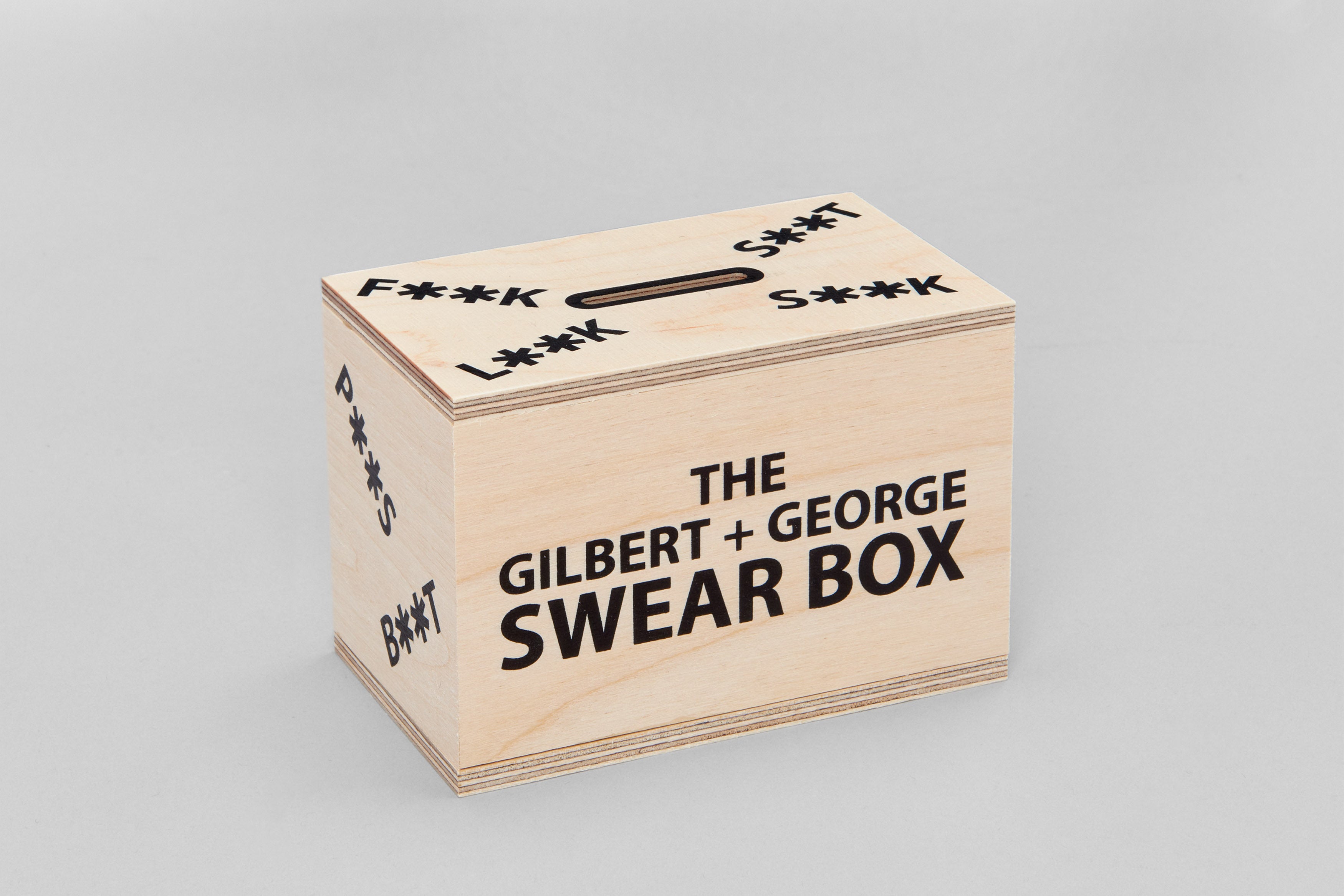 Gilbert & George Swear Box (2023)