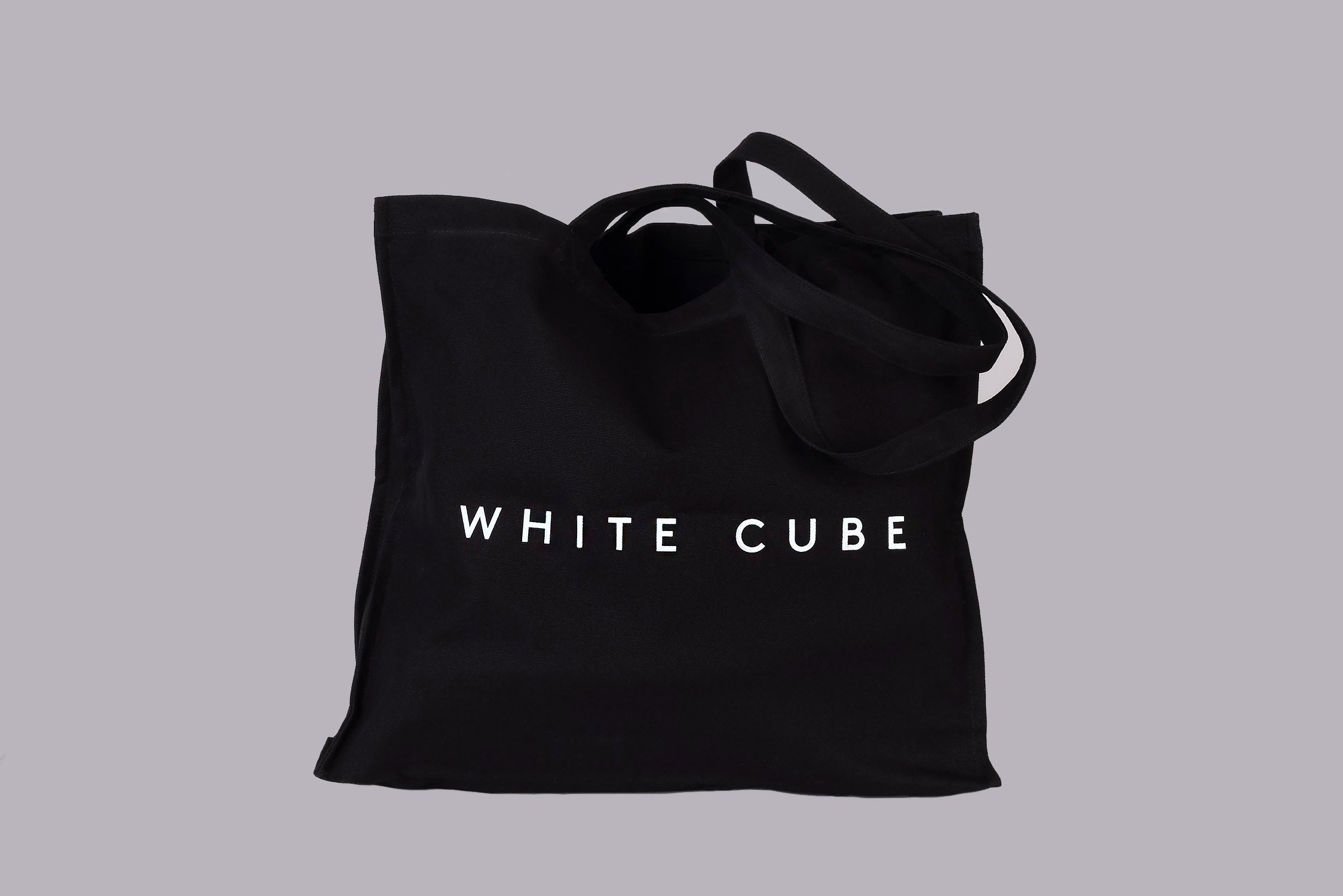 White Cube Tote Bag