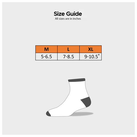 MZ Socks - Pack of 3 | Cotton Fabric | MZactivewear