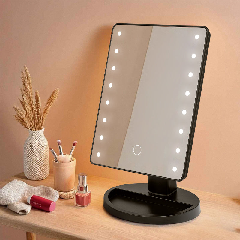 16pcs led light Espejo Con Luz Espejos Miroir Led Touch Sensor espejo de maquillaje