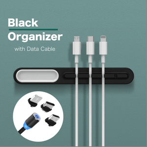 Desktop Cable and Magnetic Data Cable Head Organizer