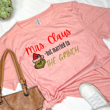 Married To The Grinch Grump Graphic Tee