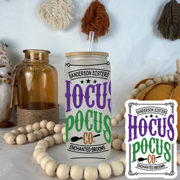 Hocus Pocus Co. Frosted Glass Can 20oz