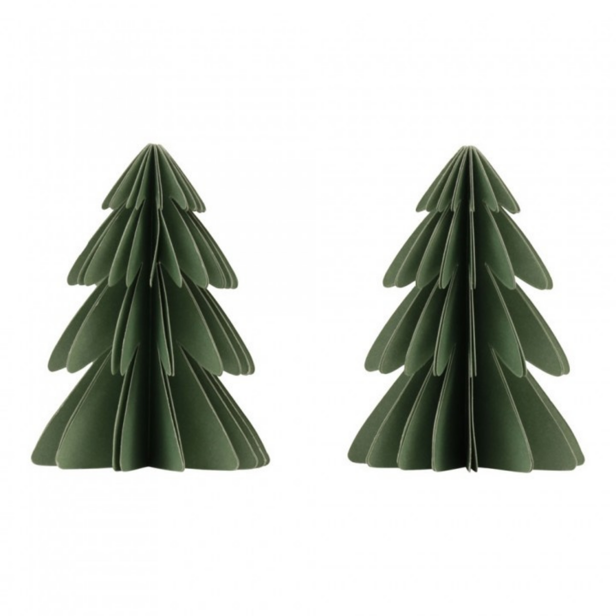 Vader fage Verenigen ik heb het gevonden Papieren kerstboom jade - set van 2 – Hout & Nieuw woonaccessoires