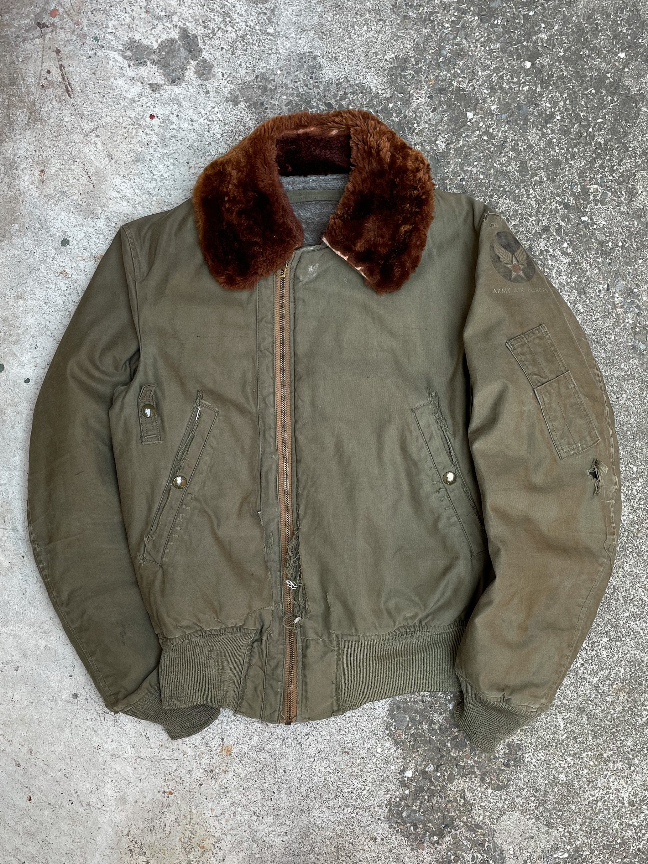 1940s WWII USAAF B-15 Flight Jacket (S/M)