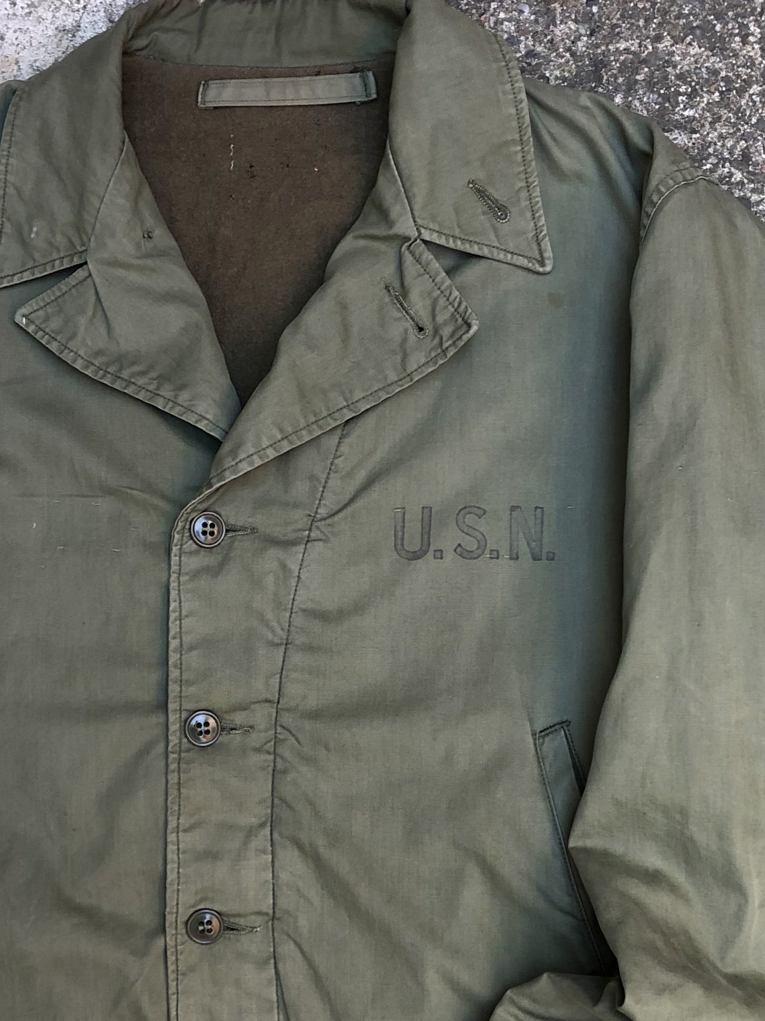 1950s Faded US Navy N4 Deck Jacket (M)