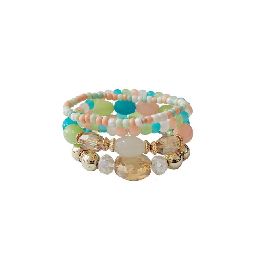 Multiline Beaded Bracelet