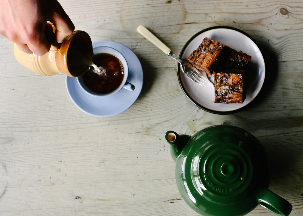 Exploding Bakery Brownies with Canton Black Tea