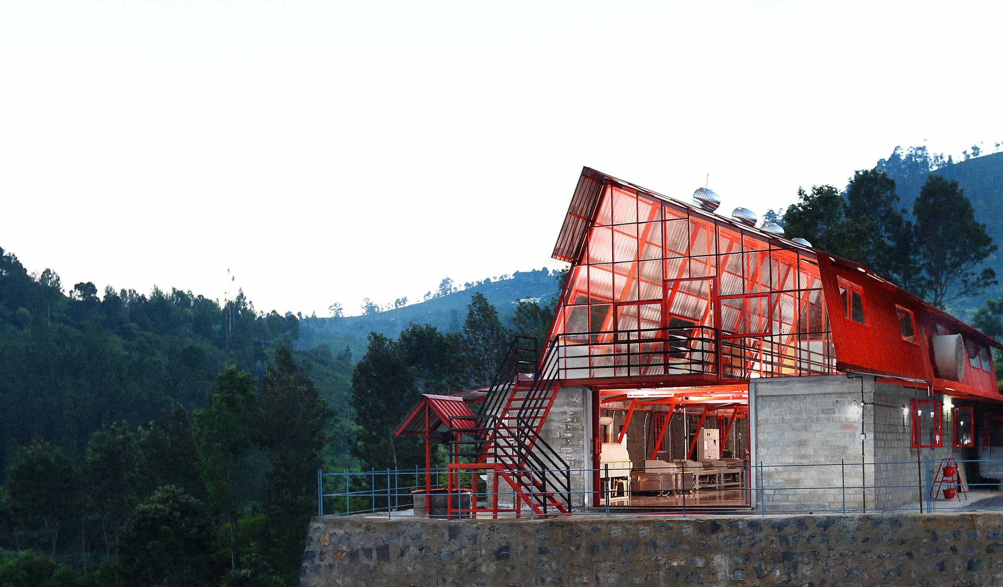 Tea Studio’s micro factory in the Nilgiri Mountain range in Tamil Nadu.