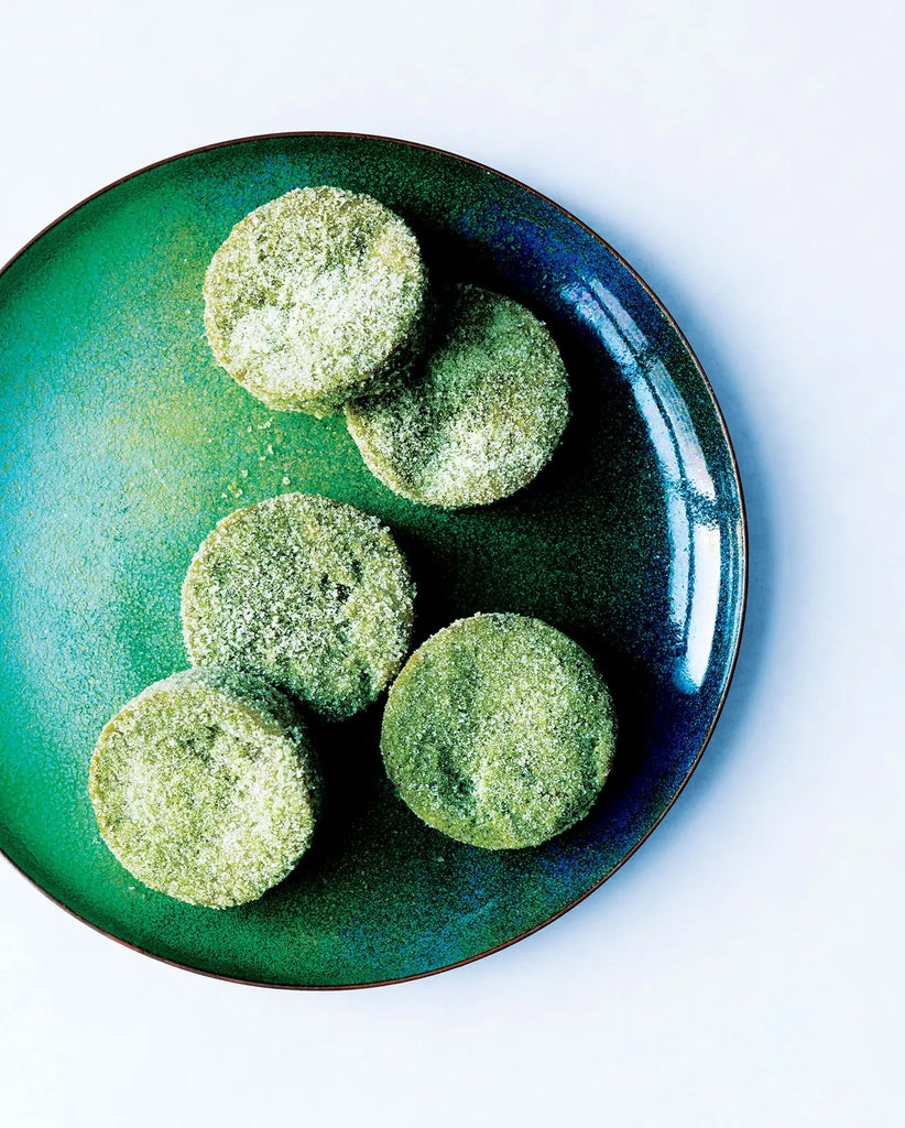 Matcha White Chocolate Sugar Cookies