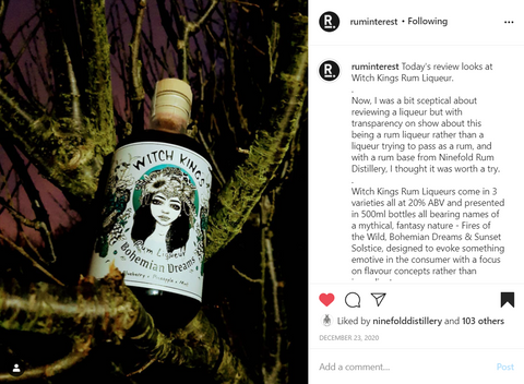 Witch Kings Rum - Product Review by @ruminterest