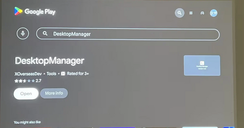 Download and open DesktopManager