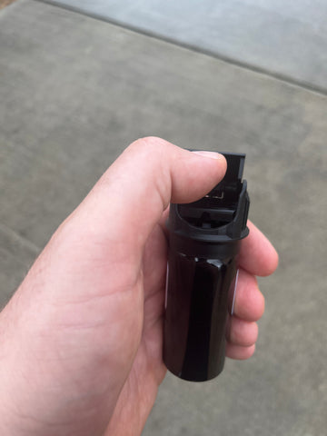 safety cover on pepper spray