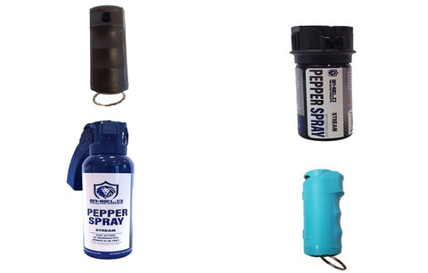 a variety of sizes and containers for all users to make it easier to protect themselves with pepper spray