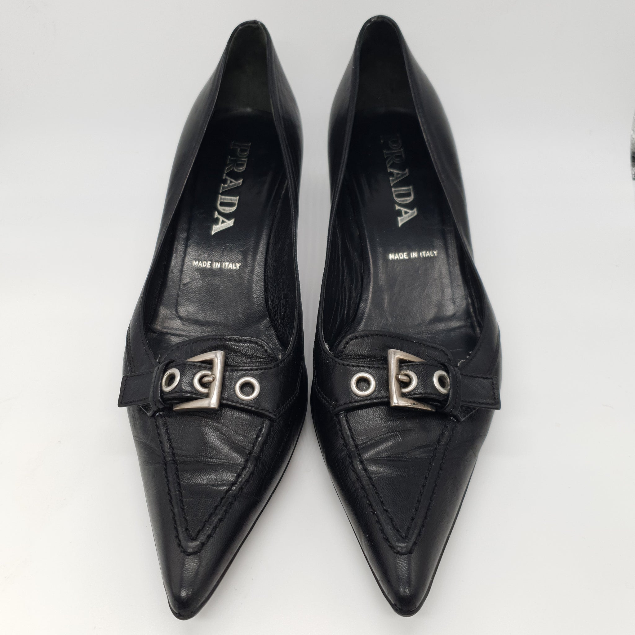 Three Chillies Vintage | Prada Kitten Heels Size 4