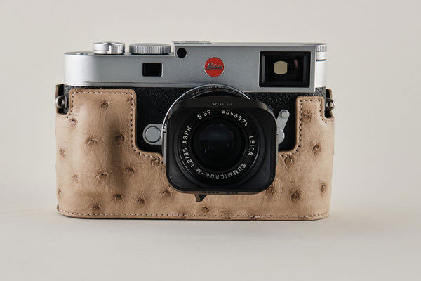 Premium Edition Leica M11 Handmade Half Case Cowhide Leather 