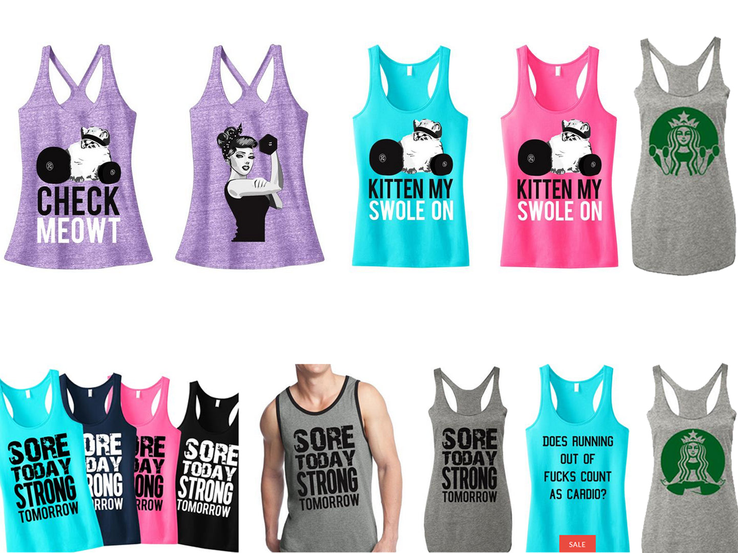 3 WORKOUT Fitness Tank Tops 20% OFF Bundle Deal – NobullWoman Apparel