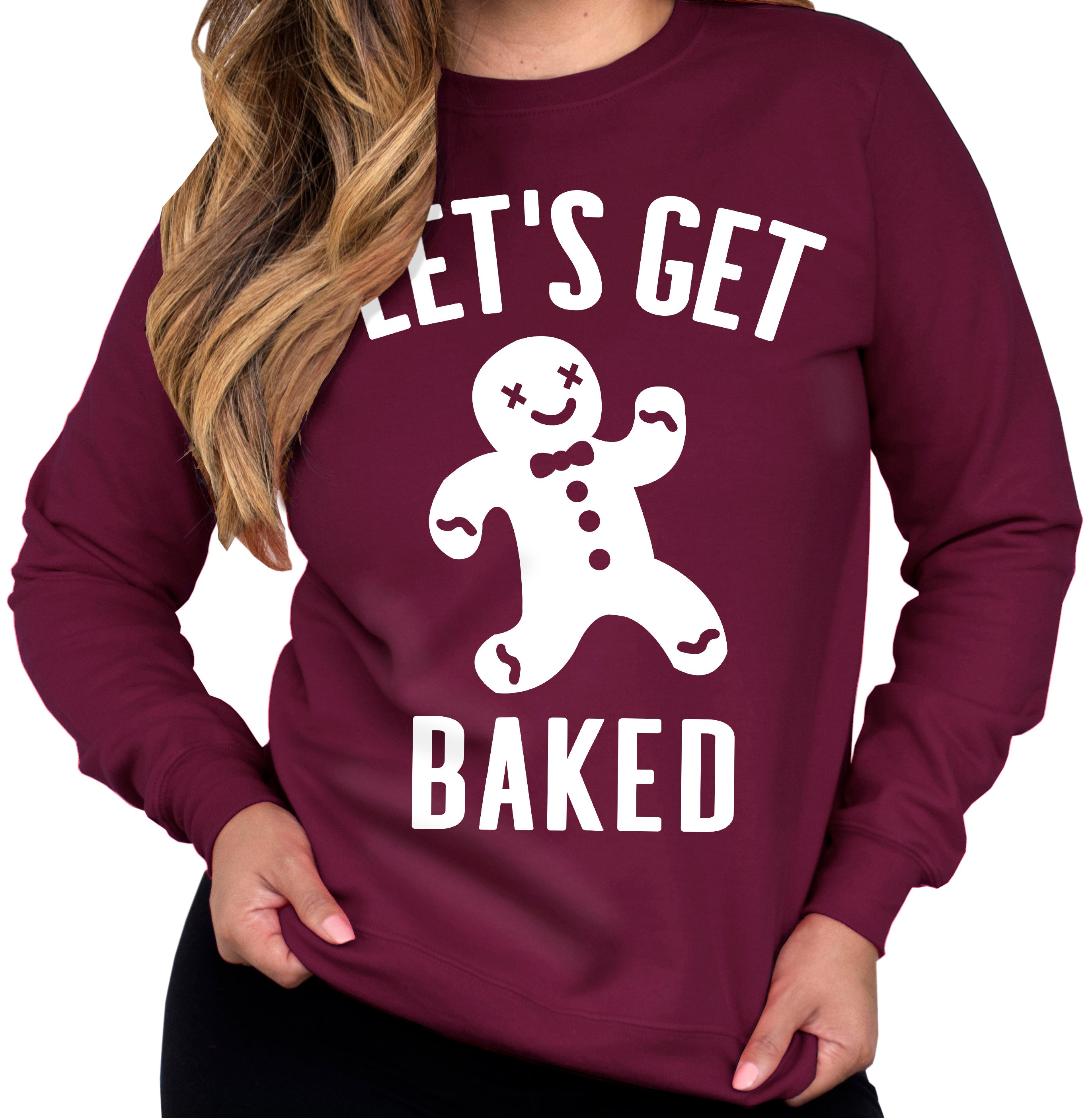 let's get baked ugly christmas sweater