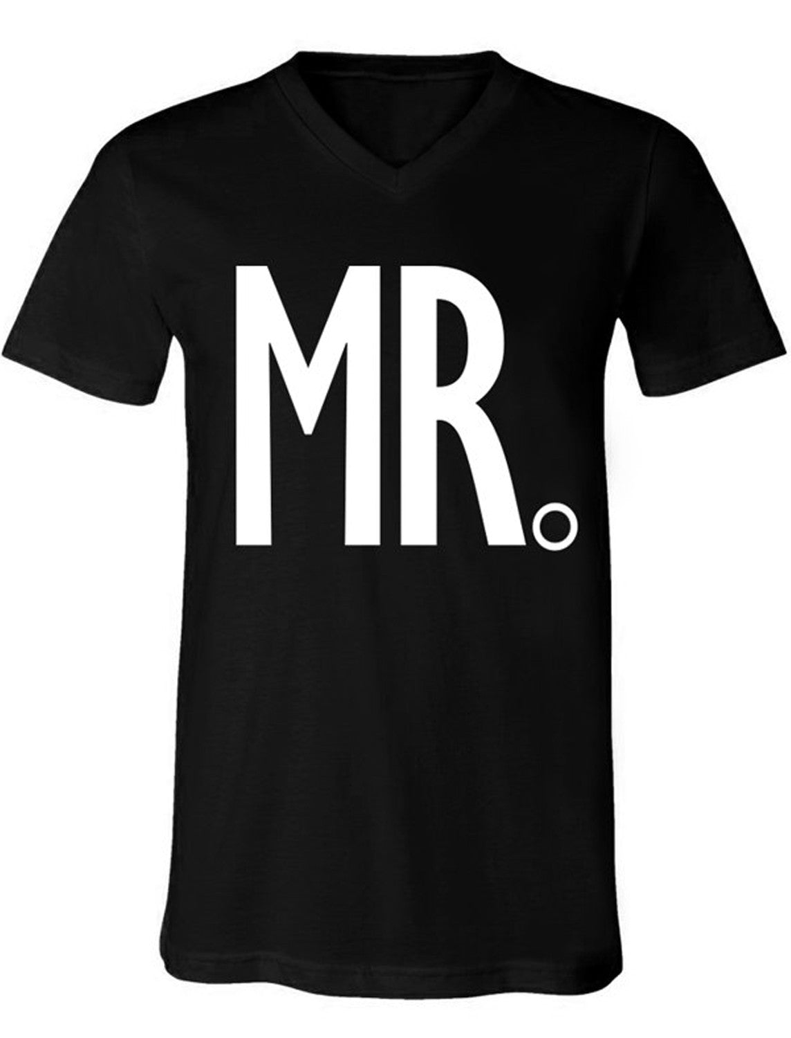 MR. Groom Shirt Black V-neck – NobullWoman Apparel