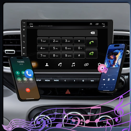  1G+32G Double Din Android 13 Car Stereo with Wireless Apple  Carplay Android Auto, 10.1 Inch Touch Screen Car Radio with HiFi/BT/GPS  Navigation Support Fastboot Backup Camera WiFi Connection : Electronics