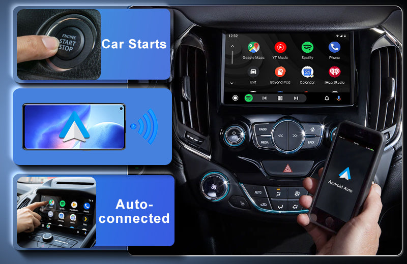 Podofo Wireless Apple Carplay Adapter, CarPlay Dongle for Original Wired USB CarPlay Cars Convert Wired to Wireless CarPlay, Plug & Play