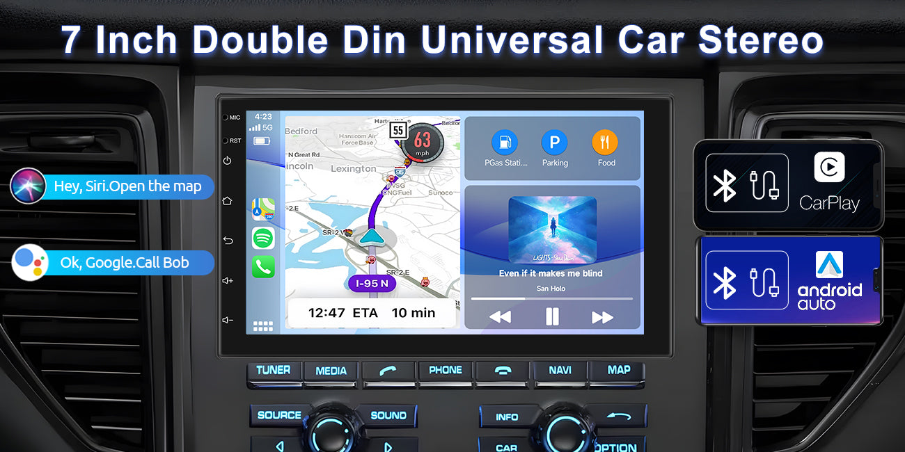 Android Double Din Car Stereo with Apple Palestine