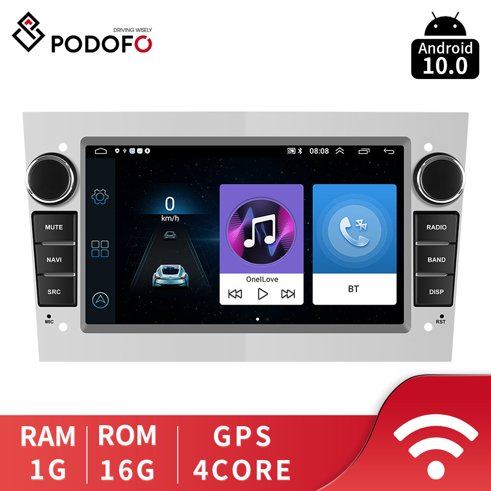 Kritiek Spin Opschudding PODOFO Car Multimedia Player Android 10.0 Car Radio Multimedia Player