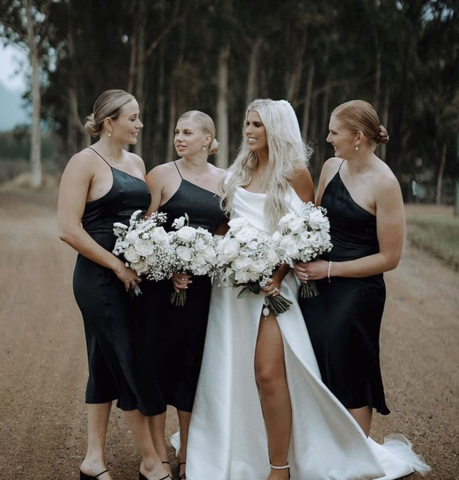 Bridesmaids wearing Camile and Stone Jewellery