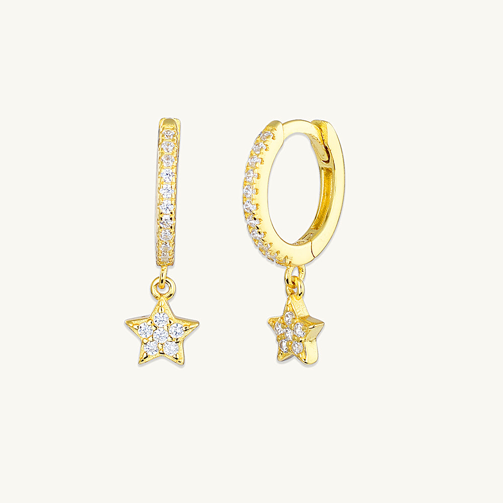 Star Sapphire Hoop Earrings – Camile & Stone