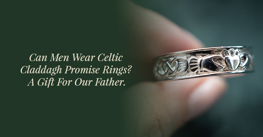 Celtic Claddagh Promise Rings