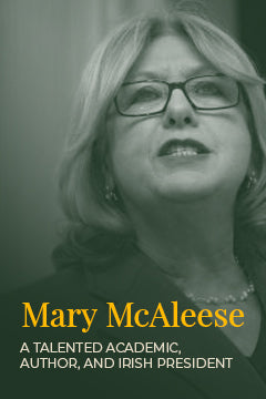 Mary McAleese – a talented academic, author, and Irish president