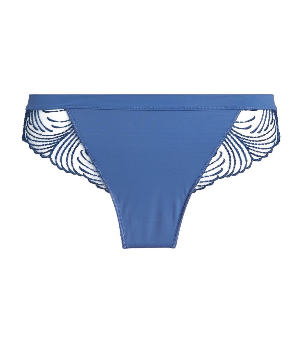 Generic Women's Nylon Sleek String Tanga Hipster Panty (light Blue) at Rs  229.00, Ladies Slip