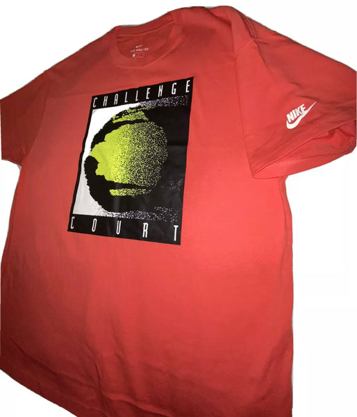 Nike Challenge Court T-shirt Ember Large CW4287-850 Andre Agassi – Retro Boss