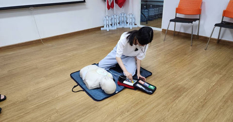 CPR AED Training with private family group