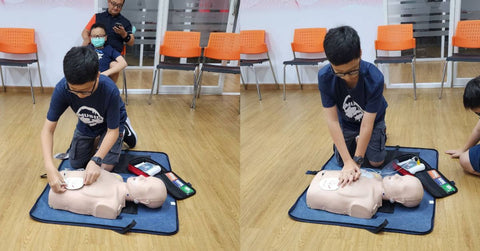 CPR AED Training with private family group