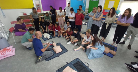 CPR AED training with BRITISH SCHOOL OF BANGKOK