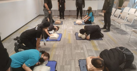 CPR AED training with Google (Thailand)