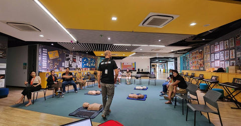 CPR AED training with wellington