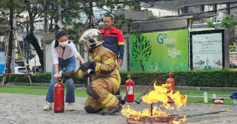 Fire Fighter Training with Qatargas Operating