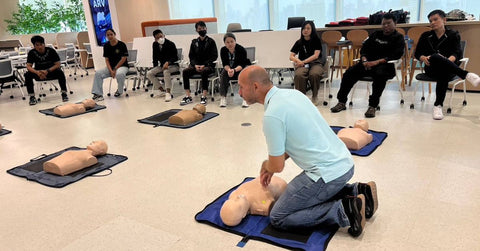 First Aid CPR AEC Training with AI and Robotic