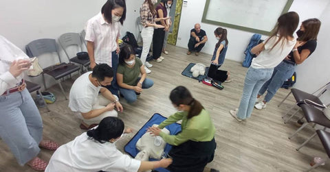 First Aid CPR AED Training with Gucci