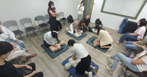 First Aid CPR AED Training with Gucci