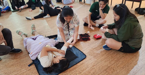 First Aid CPR AED Training with Shrewsbury International School