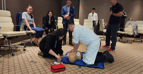 First Aid CPR AED Training with Sukhothai Bangkok Hotel
