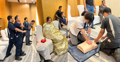 First Aid CPR AED with Hilton Pattaya Hotel