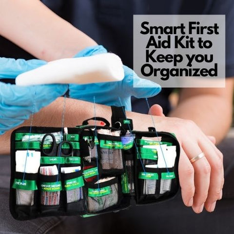 SmartKit® Work/Home Emergency First Aid Kit | 3 Sections 165 Pcs