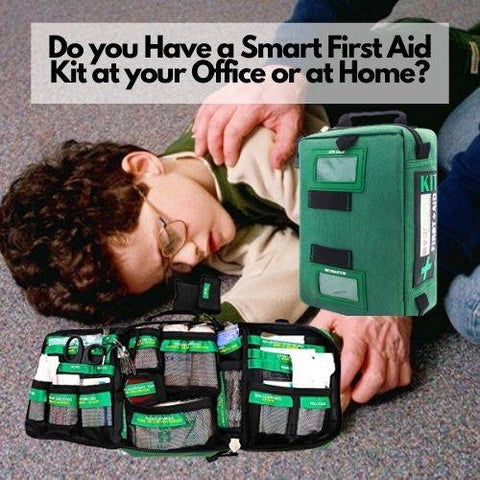 SmartKit® Work/Home Emergency First Aid Kit | 3 Sections 165 Pcs