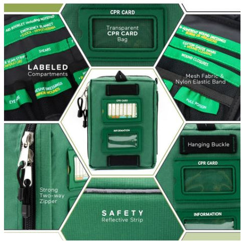 SmartKit®_Emergency Outdoor First Aid Kit | 4 Sections - 255 Pcs